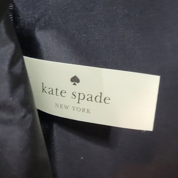 Kate Spade Pucker Up PVC Makeup Bag Round Top Handle Orange Slices 10x12x4 Inch - Picture 7 of 9